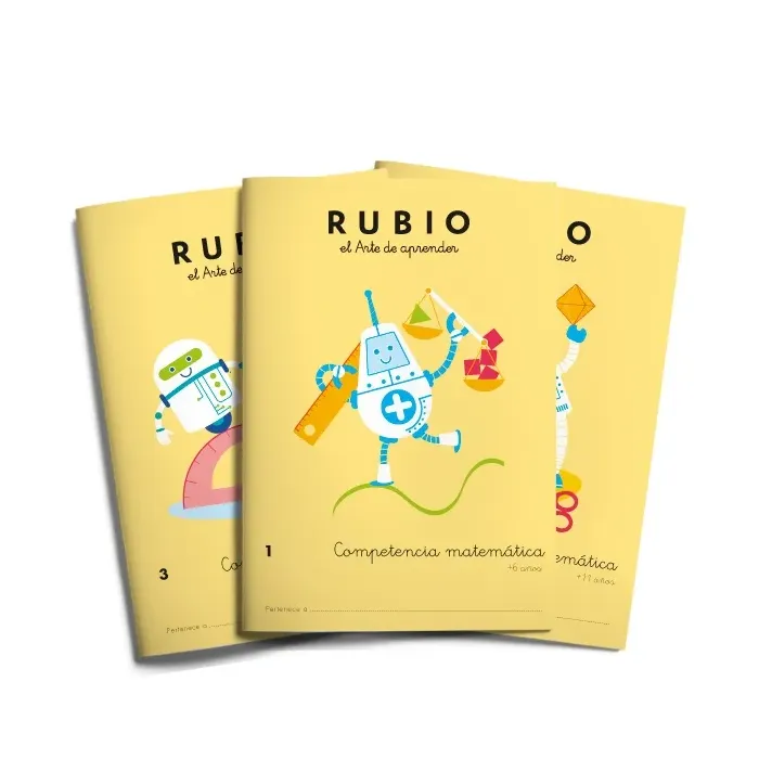 6 Cuaderno Rubio Colección Competencia matemática