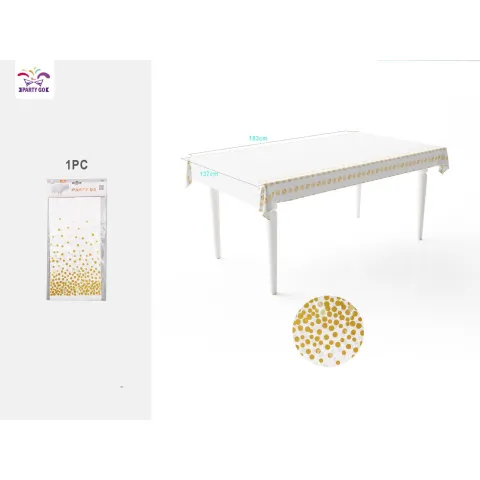 Comprar Mantel Barato de Puntos sobre Fondo Blanco Online | Bazar24