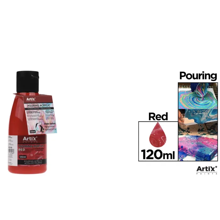 Desata tu Creatividad con Acrílica Pouring 120ml de Artix