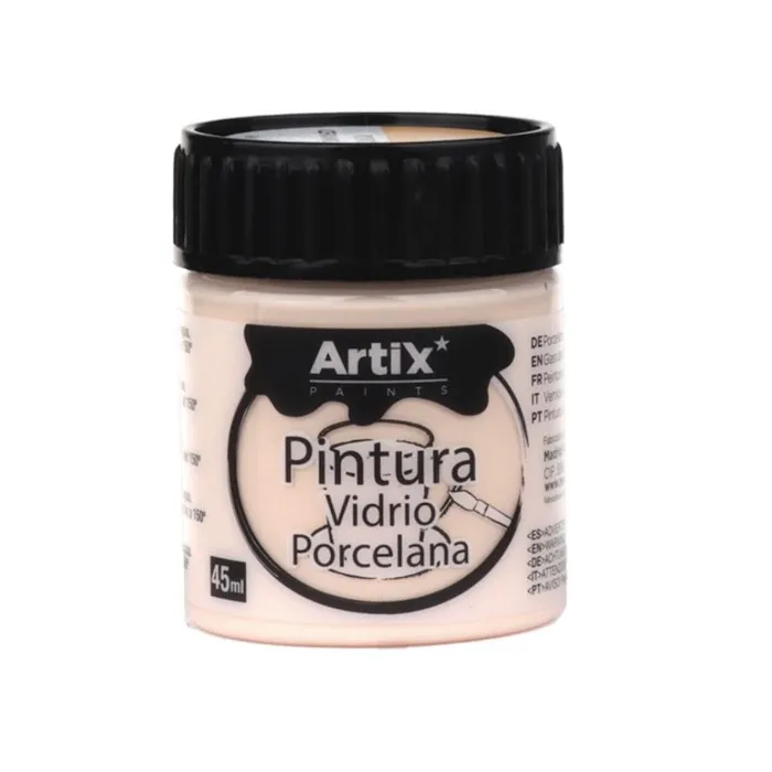 Pintura para vidrio y cerámica Artix, 45 ml, Crema