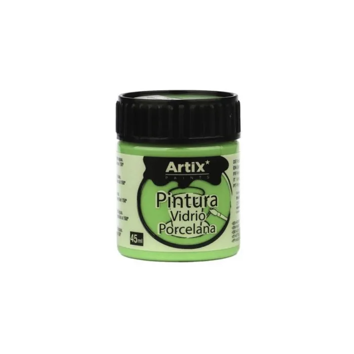 Pintura para vidrio y cerámica Artix, 45 ml, Verde claro