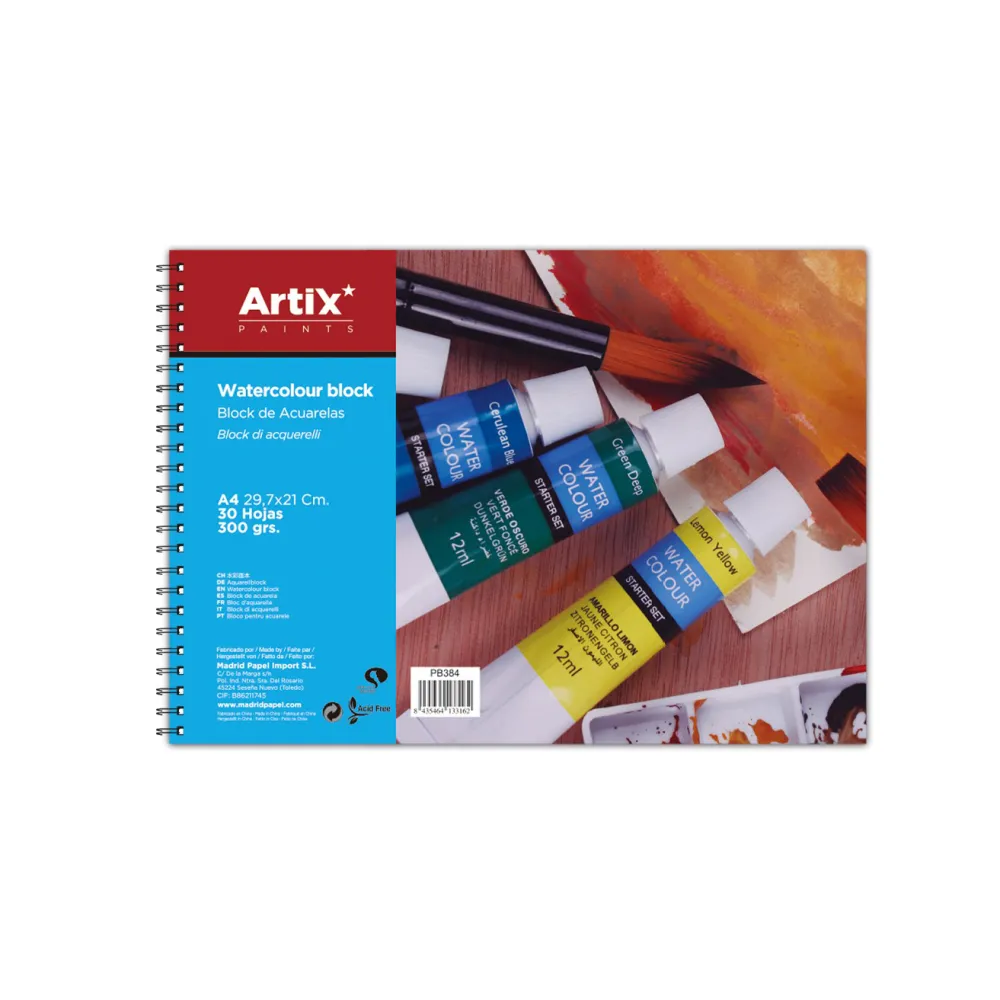 Bloc de Acuarela A4 30 Hojas - MP