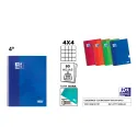 Cuadernos Oxford T. Extra dura 4 80h 4x4 Surtidos OXFORD
