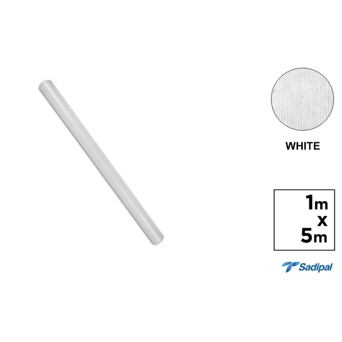 Papel Kraft Blanco 1x5m Sadipal Lienzo creativo versátil