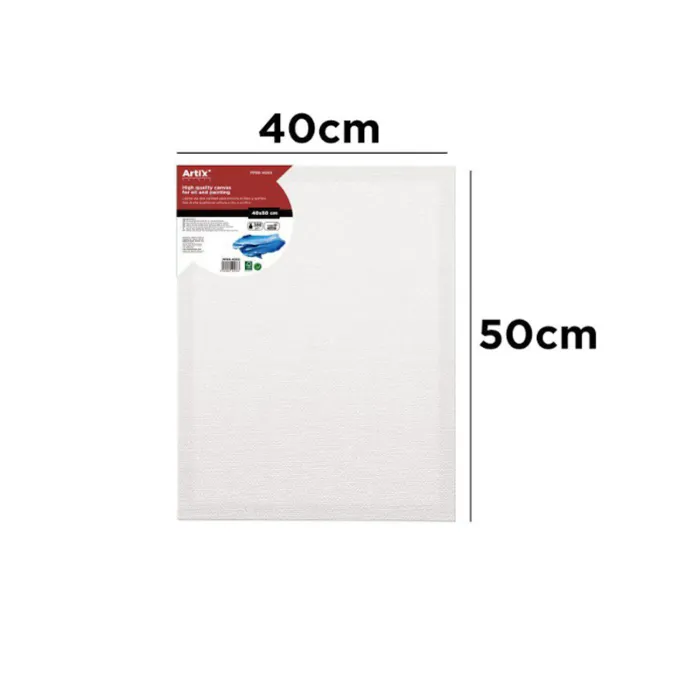 Lienzo de 100% algodón, canto 3,5 cm, 380 g/m², 40 × 50 cm