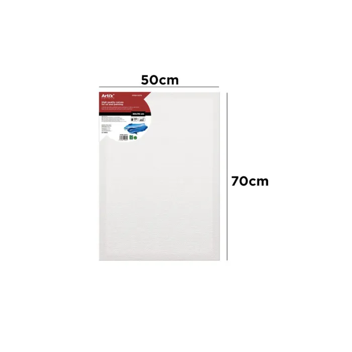Lienzo de 100% algodón, canto 3,5 cm, 380 g/m², 50 × 70 cm