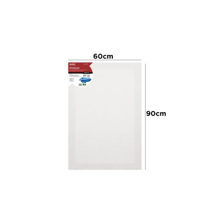 Lienzo de 100% algodón, canto 3,5 cm, 380 g/m², 60 × 90 cm