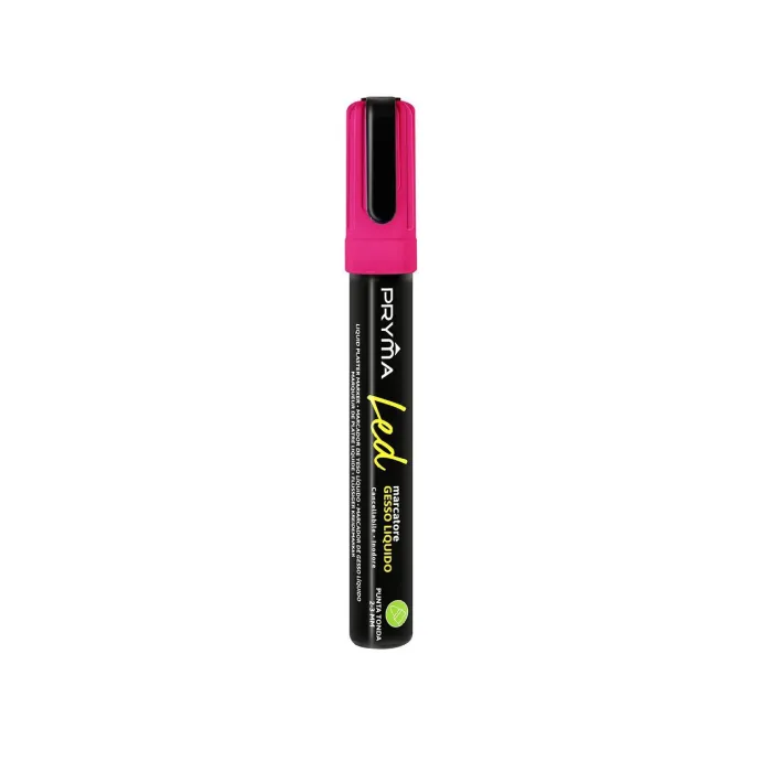 ROTULADOR REDONDO DE TIZA LIQUIDA 2-3MM ROSA FLUORESCENTE Pryma