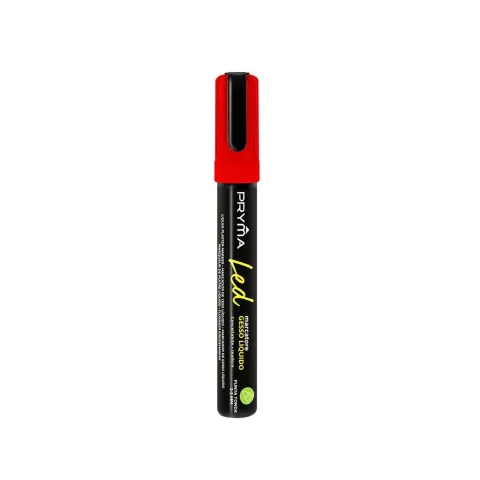 ROTULADOR REDONDO DE TIZA LIQUIDA FLUORESCENTE ROJO 2-3MM - Pryma