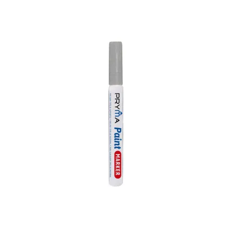 Rotulador de pintura plata permanente de punta redonda de 1mm-2mm - Pryma