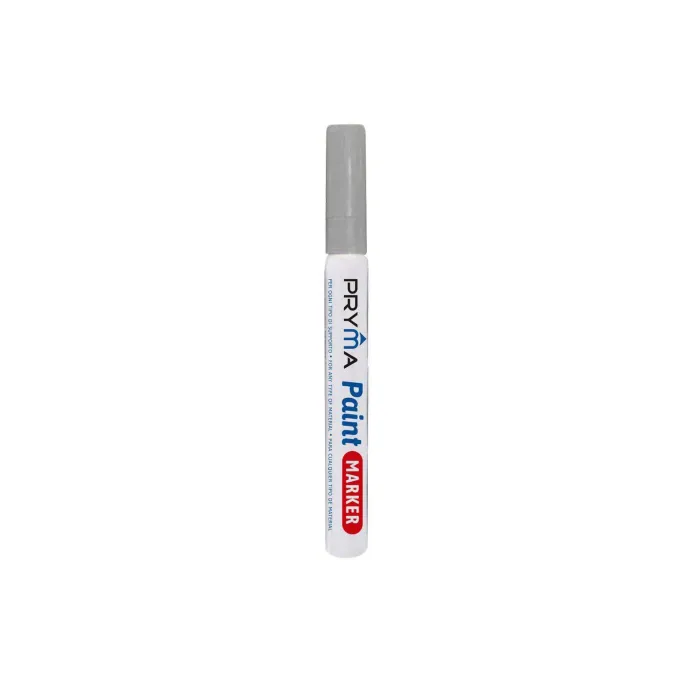 Rotulador Pintura Plata Permanente 1-2mm - Brillantez y Duración Pryma