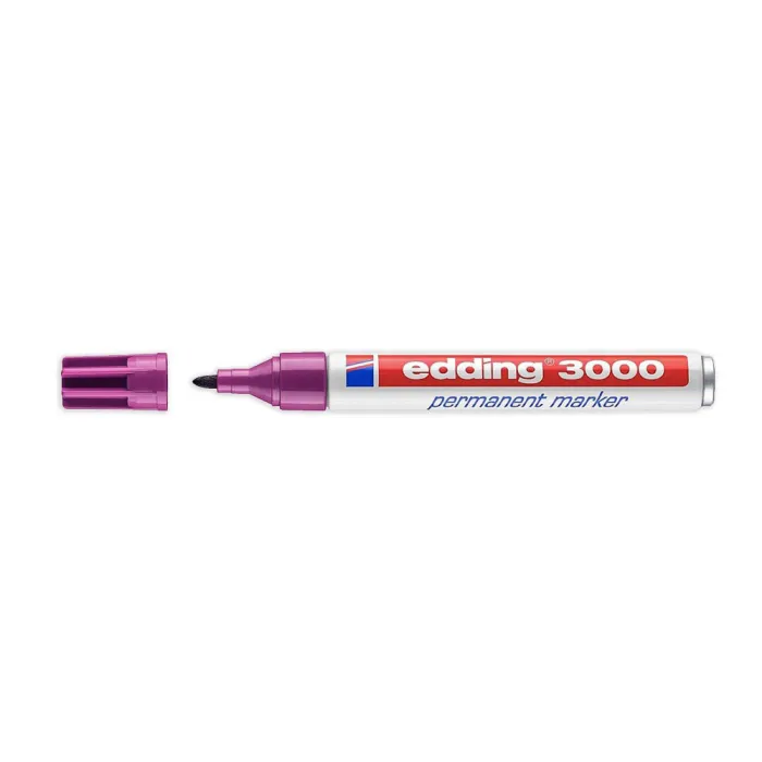 Marcador Permanente 3000 - Edding, 20 magenta