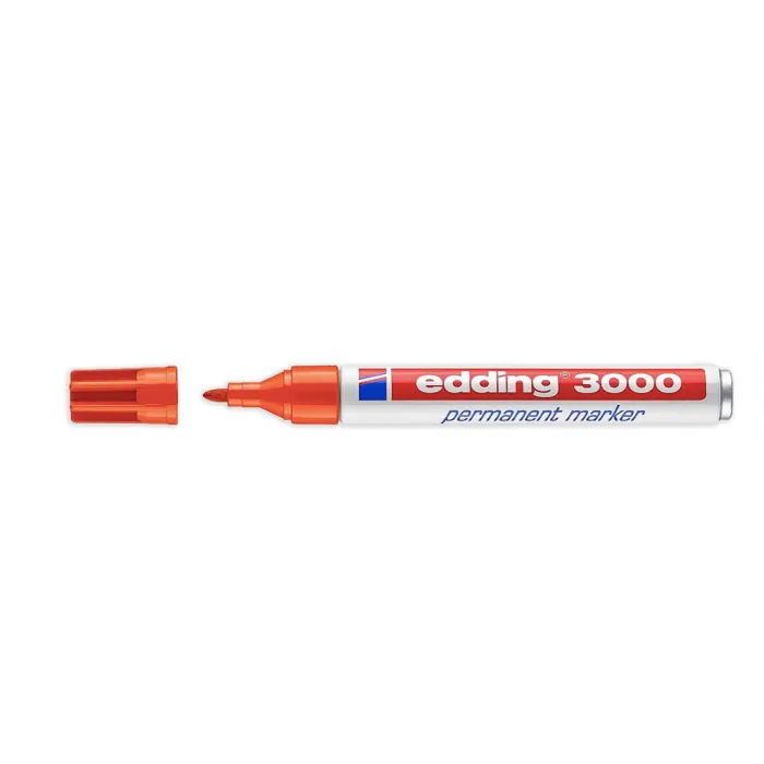 Marcador Permanente 3000 - Edding, 6 naranja
