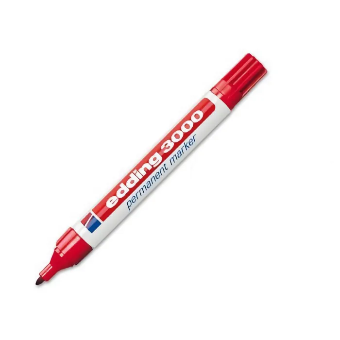Marcador Permanente 3000 - Edding, 2 rojo