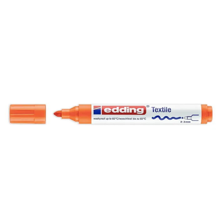 Marcador Textil 4500 - Edding, 6 naranja