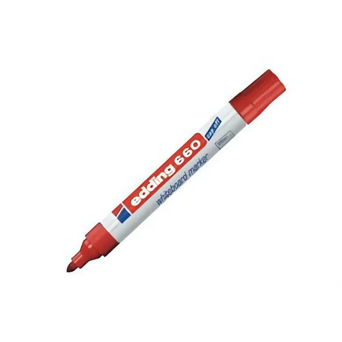 Rotulador 660 para Pizarra - Edding, 2 rojo