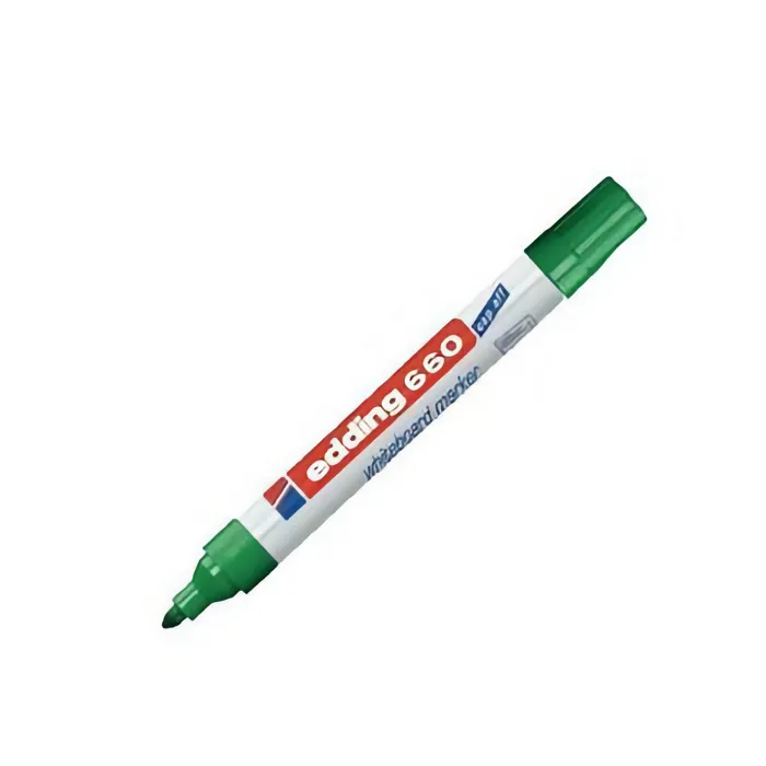 Rotulador 660 para Pizarra - Edding, 4 verde