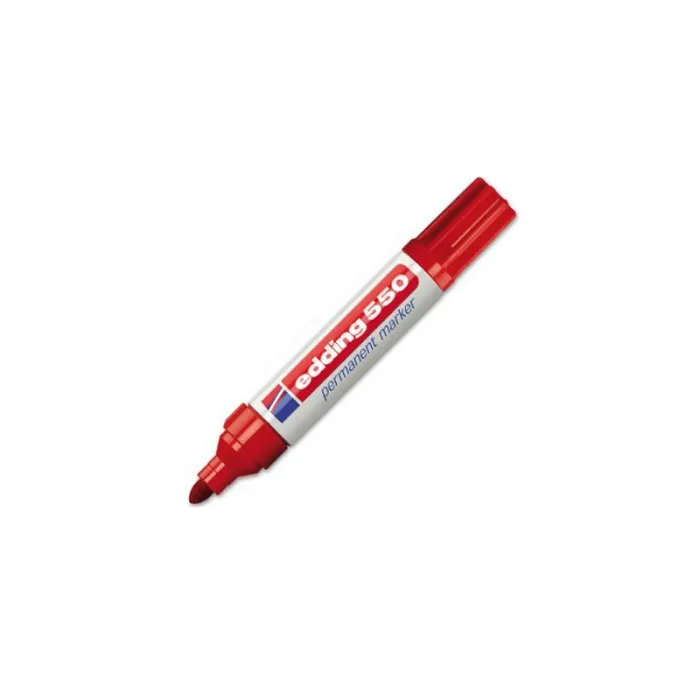 Rotulador Permanente 550 - Edding, 2 rojo