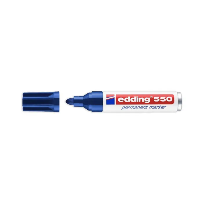 Rotulador Permanente 550 - Edding, 3 azul