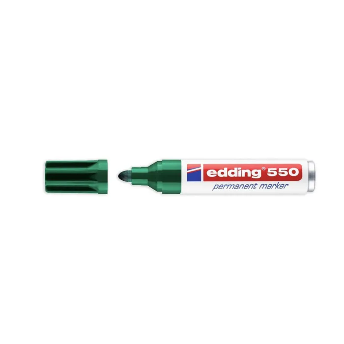 Rotulador Permanente 550 - Edding, 4 verde