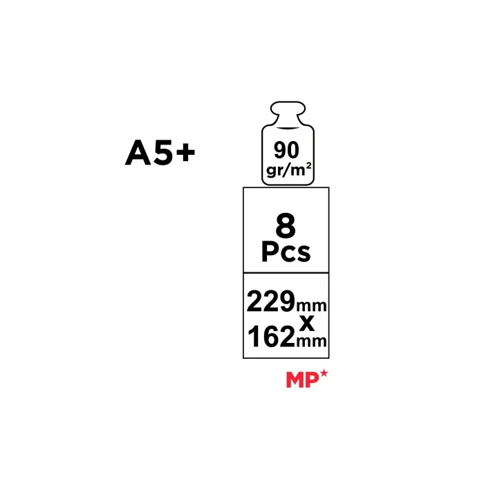 Sobres A5+ 162x229mm 8 Unidade MP