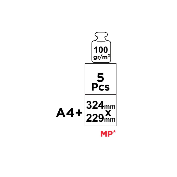 Sobres A4+ 324x229mm 5 Unidades MP