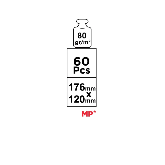 Sobre Comercial 60U 120mm×176mm MP