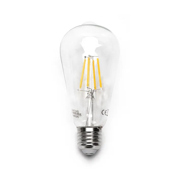 Bombilla de filamento LED ST64 8W E27 6500K 1050lm - AIGOSTAR