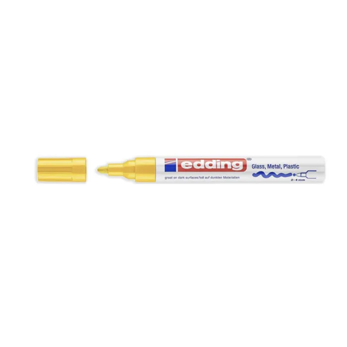 Marcador de Tinta Opaca 750 - Edding, 5 amarillo