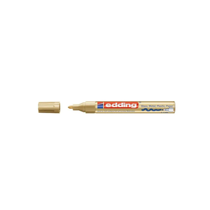 Marcador de Tinta Opaca 750 - Edding, Oro