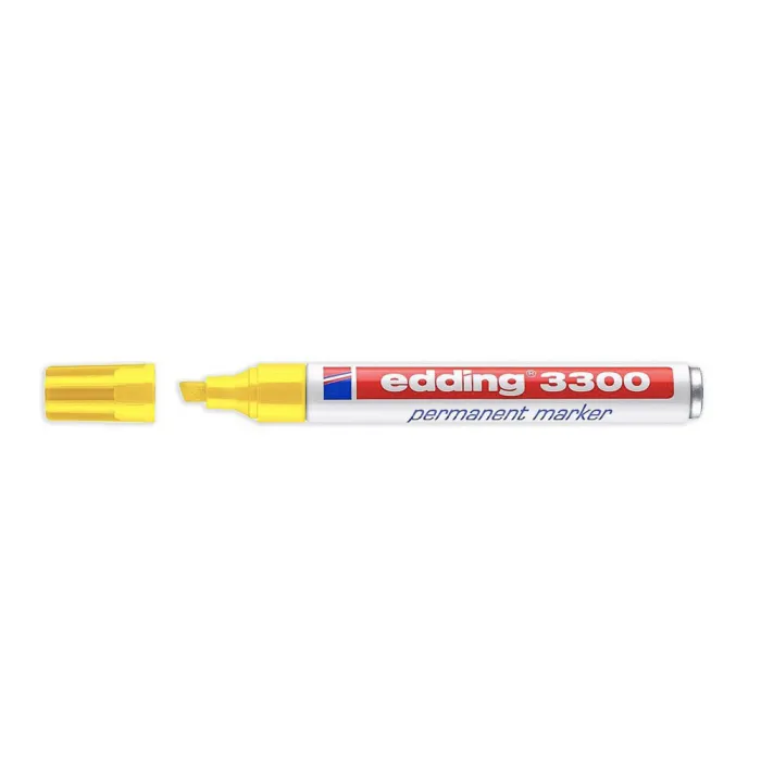 Marcador Permanente 3300 - Edding, 5 amarillo