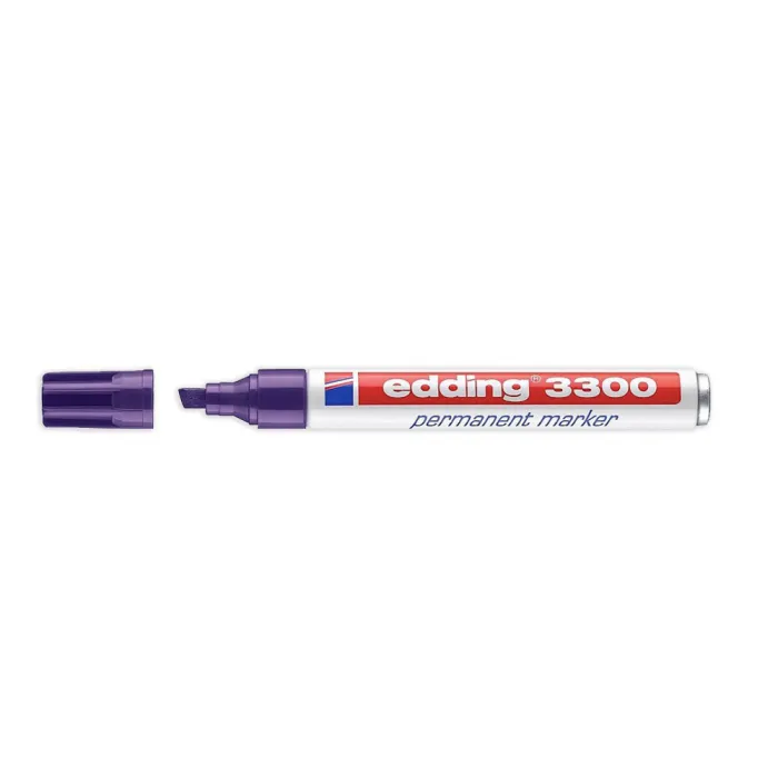 Marcador Permanente 3300 - Edding, 8 violeta