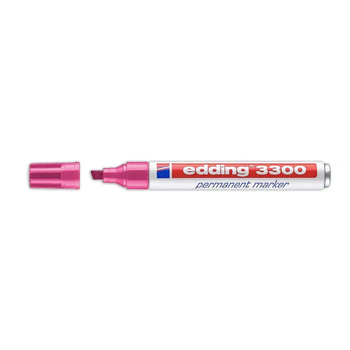 Marcador Permanente 3300 - Edding, 9 rosa