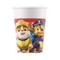 8 VASOS DE PAPEL PATRULLA CANINA 200ML 9CM