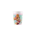 6 VASOS DE PAPEL PATRULLA CANINA  200ML 9CM