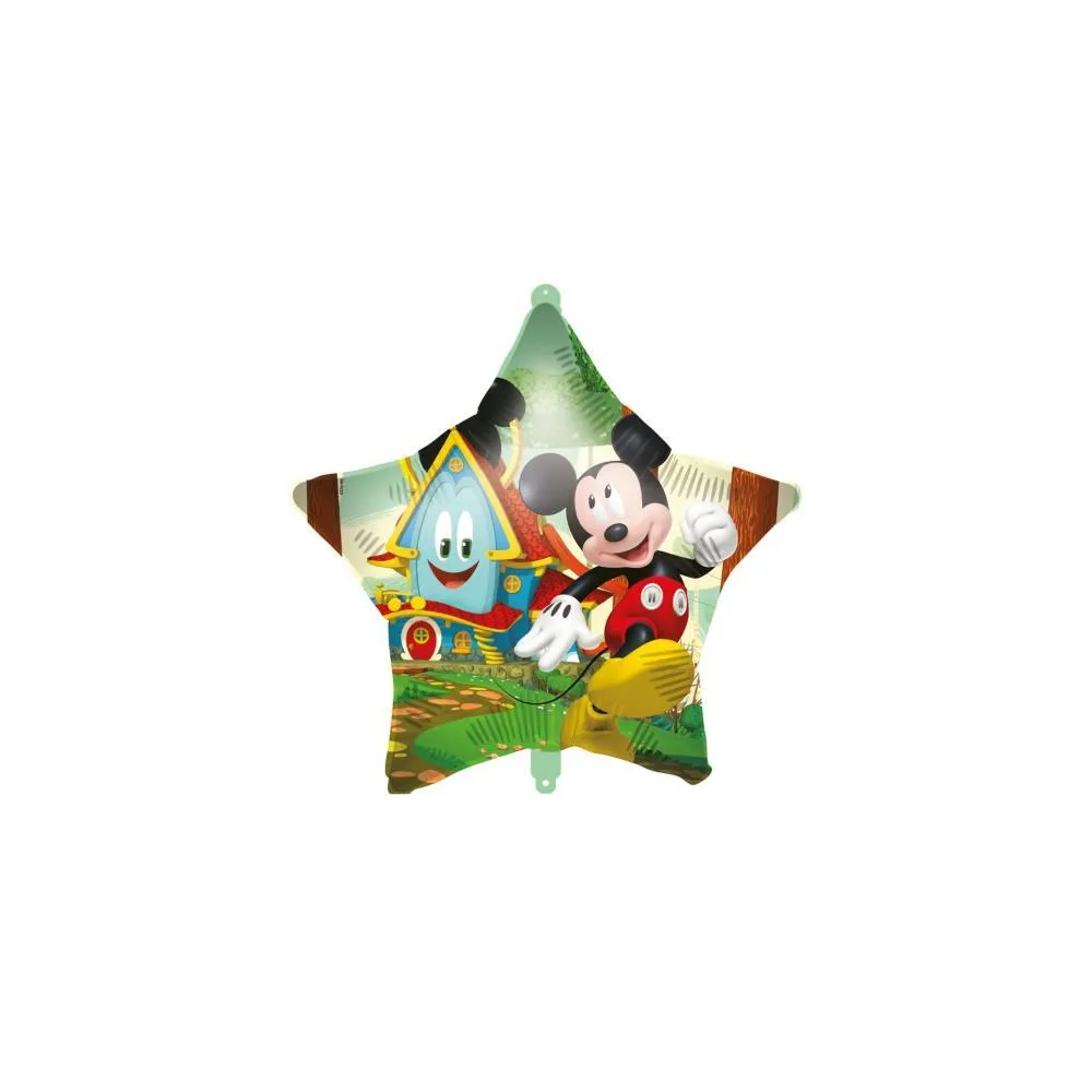 GLOBO MYLAR ESTRELLA MICKEY ROCH THE HOUSE 46CM