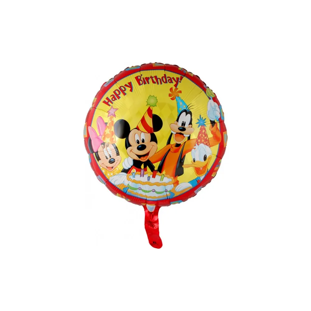 GLOBO FOIL MICKEY HAPPY BIRTHDAY 43CM