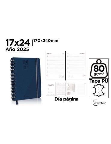 AGENDA 2025 OFICINA DÍA PÁGINA POLIPIEL 170X240MM - MP