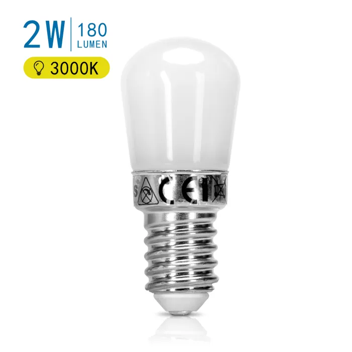 Lámpara LED para nevera T22 2W E14 3000K - AIGOSTAR