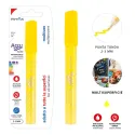 ROTULADOR REDONDO ACRILICO 2-3MM AMARILLO - Pryma