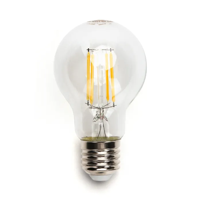 Pack 5 Bombilla de filamento LED A60 8 W E27 - Aigostar, Calido 2700K